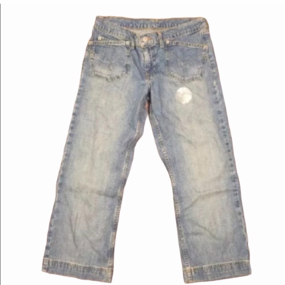 Vintage 90’s Polo Jeans Company RL cropped jeans w/western front pockets SZ: 0